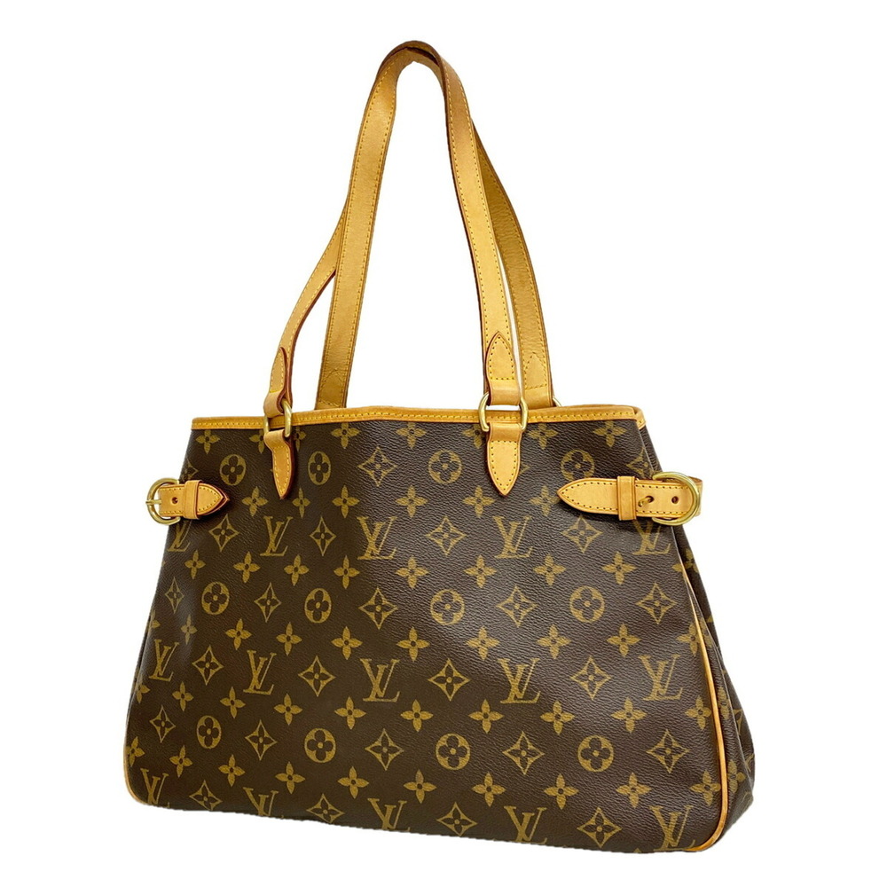 Louis Vuitton Monogram Batignolles Horizontal Tote Bag M51154 Brown Women's P...